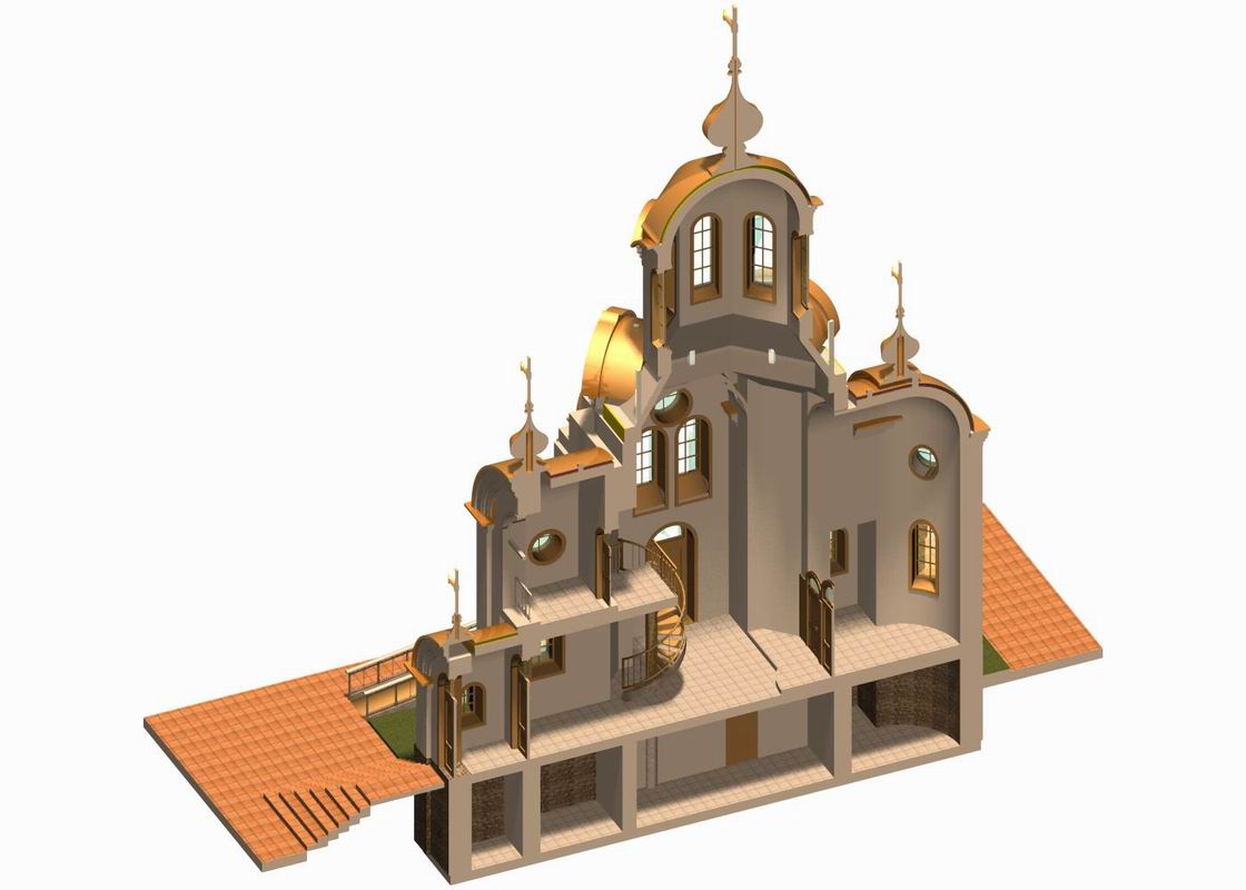 Православный храм запроектирован в архитектурном бюро Архилюкс