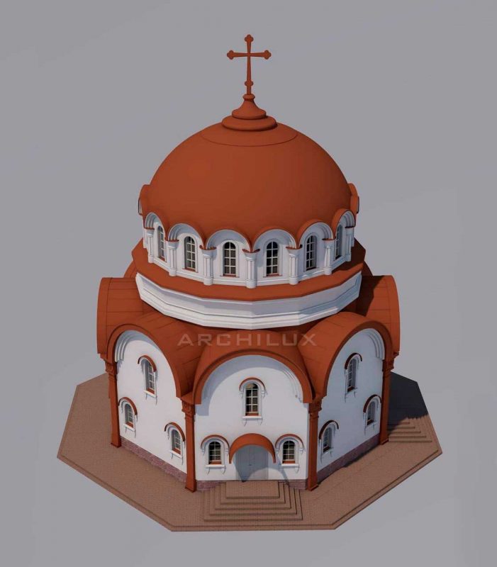 Проект храма из кирпича. Православный храм запроектировал архитектор храмов Андрей Максимов