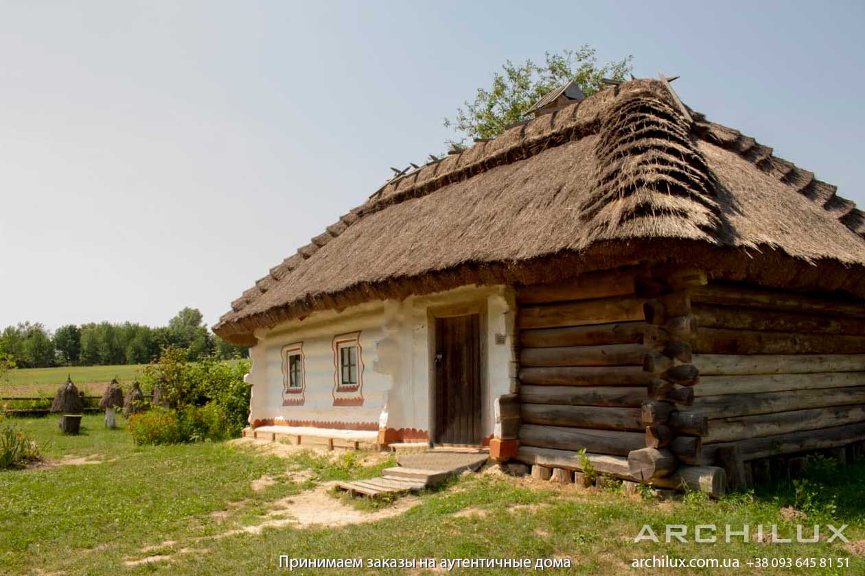 Украинская хата – проектирование одноэтажных домов. Здесь представлен одноэтажный дом в украинском стиле
